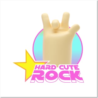 HARD CUTE ROCK anime style Posters and Art